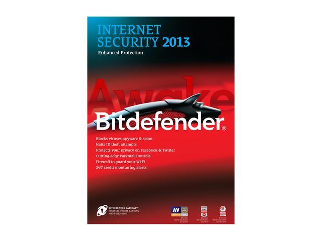 Bitdefender Internet Security 2013 - 3 PCs / 2 Years
