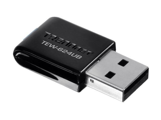 TRENDnet Wireless N 300 Mbps Mini USB 2.0 Adapter, TEW-624UB