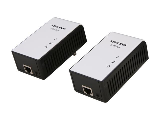 TP-LINK TL-PA511KIT High-speed AV500 Powerline Adapter Starter Kit w/Gigabit Port, up to 500Mbps