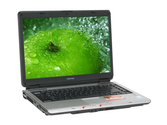 TOSHIBA Laptop Satellite Intel Pentium T2080 1GB Memory 120GB HDD Intel GMA 950 15.4" Windows Vista Home Premium A135-S4527
