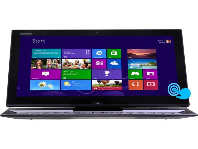 SONY VAIO Duo 13 Intel Core i7 8GB 256GB SSD 13.3" FHD Touchscreen 2-in-1 Ultrabook/Tablet (SVD13215PXB) - Carbon Black