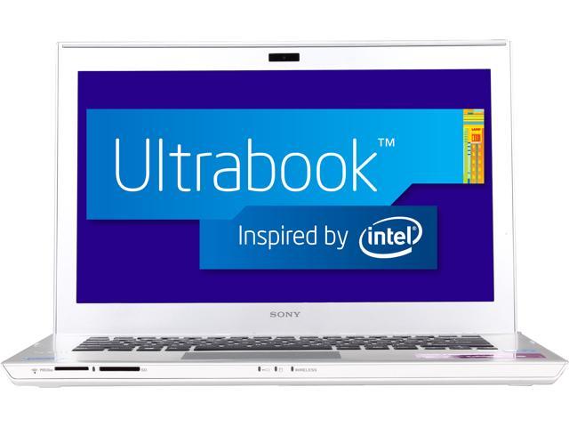 SONY Ultrabook VAIO Intel Core i3-3217U 4GB Memory 500GB HDD 32 GB SSD Intel HD Graphics 4000 14.0" Windows 8 64-bit SVT14113CXS-R