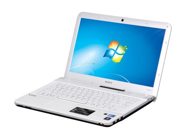 SONY Laptop VAIO EA Series Intel Core i3-380M 4GB Memory 320GB HDD Intel HD Graphics 14.0" Windows 7 Home Premium 64-bit VPCEA43FX/WI