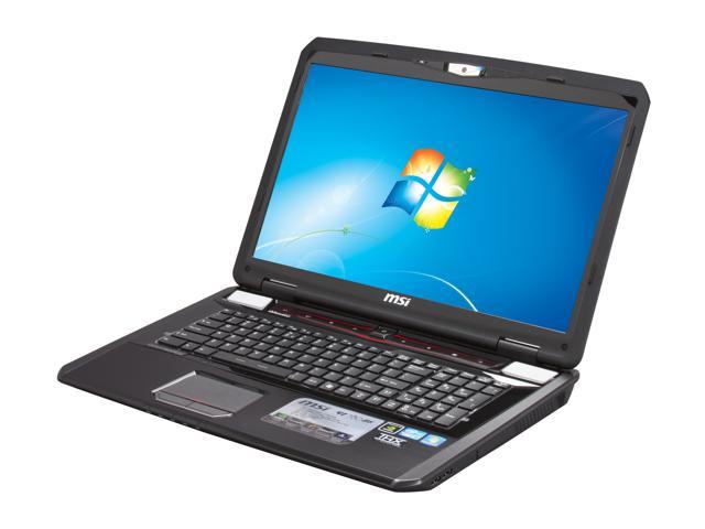 MSI Laptop GT Series Intel Core i7-2670QM 12GB Memory 750GB HDD NVIDIA GeForce GTX 570M 17.3" Windows 7 Home Premium 64-Bit GT780DX-406US