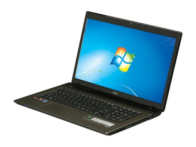 Acer Laptop Aspire AMD A6-3420M 4GB Memory 750GB HDD 17.3" Windows 7 Home Premium AS7560-7183