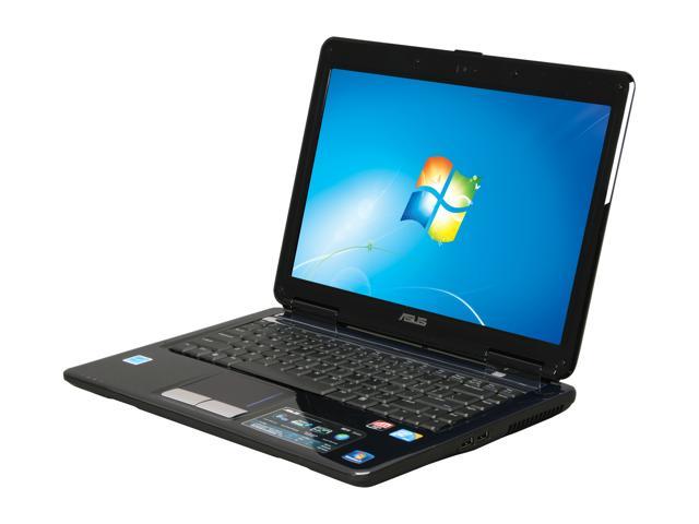 ASUS Laptop Intel Core 2 Duo T6600 4GB Memory 320GB HDD ATI Mobility Radeon HD 4650 14.1" Windows 7 Home Premium X83VP-X1