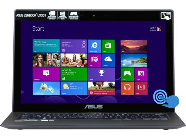 ASUS ZenBook Intel Core i7-4558U 8GB Memory 256 GB SSD Intel Iris Graphics 5100 13.3" Touchscreen 2560 x 1440 Ultrabook Windows 8 (64bit) UX301LA-DH71T