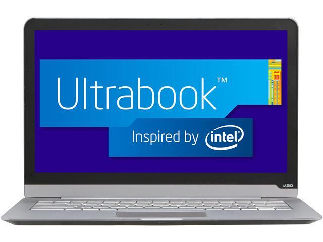 VIZIO Ultrabook Intel Core i3-3217U 4GB Memory 128 GB SSD Intel HD Graphics 4000 14.0" Windows 7 Home Premium CT14-A0