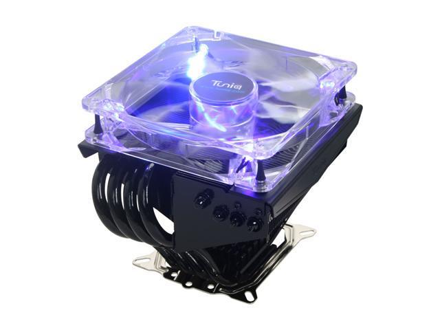 Tuniq CR-PRO120-BK-RV1 120mm Magnetic Fluid Dynamic Bearing Propeller 120 CPU Cooler,  with 1156 Brackets, free TX-3 Thermal Paste Included Inside