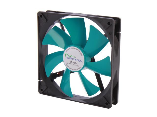 APEVIA  14S-BT  140mm Case fan w/3-pin and 4-pin connectors - Retail