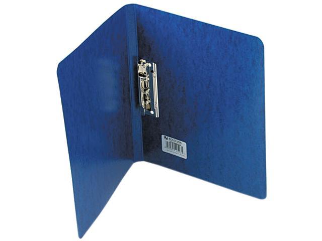 ACCO 42523 PRESSTEX Grip Punchless Binder With Spring-Action Clamp, 5/8" Cap, Dark Blue
