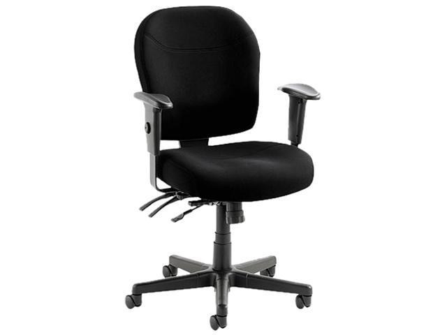 Wrigley Series 24/7 High Performance Mid-Back Multifunction Chair, Black