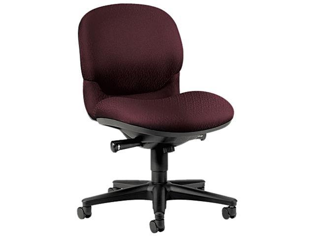 HON 6005NT69T Sensible Seating Mid-Back Pneumatic Swivel Chair, Wine