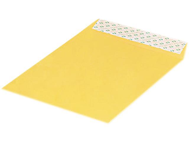 Quality Park 44762 Redi Strip Catalog Envelope, 10 x 13, 28lb, Light Brown, 100/Box