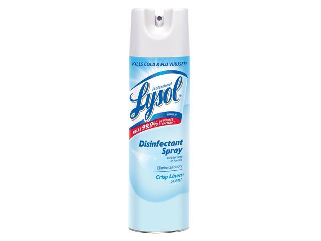 Professional LYSOL Brand 74828EA, Disinfectant Spray, Crisp Linen, 19 oz Aerosol Can
