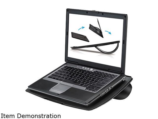 Fellowes Laptop Riser, Non-Skid, 15w x 5/16d x 10 3/4h, Black
