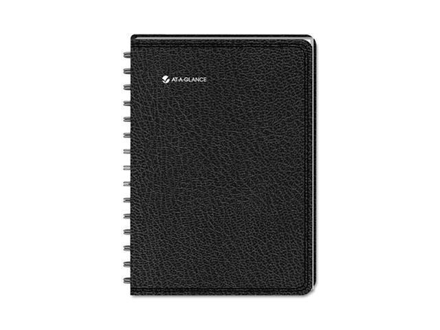 At-A-Glance70LL1005 - DayMinder Pocket Appointment Book Weekly, Monthly - 9.50" x 11.75" - 1 Year - January till December  - Black