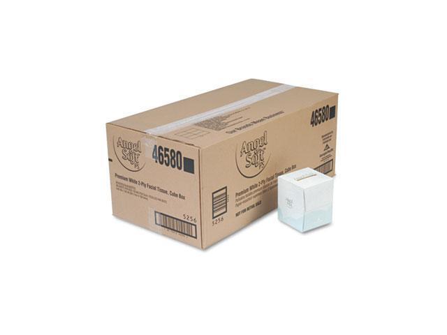 Georgia Pacific 46580CT Angel Soft ps Premium Facial Tissue in Cube Box, 96/Box, 36 Boxes/Carton