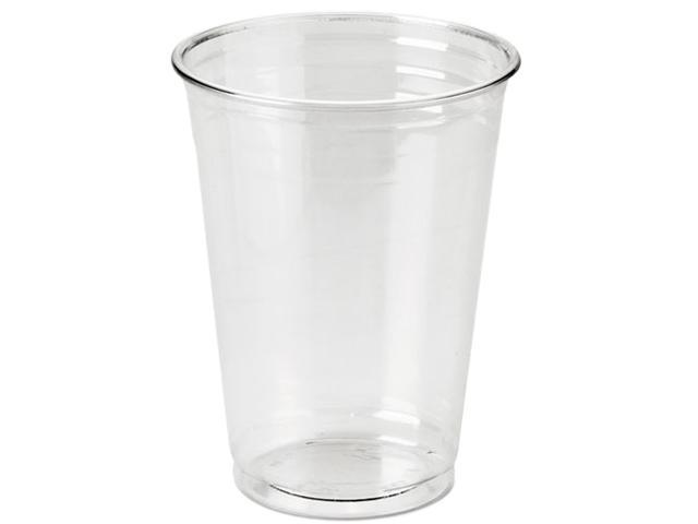 Dixie CP10DX Clear Plastic PETE Cups, Cold, 10 oz., WiseSize Packs, 500 cups/Carton