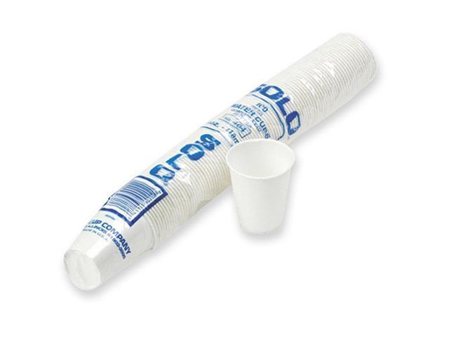 SOLO Cup Company 404 White Paper Water Cups, 4 oz., White, 100/Pack