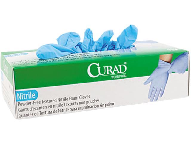 Curad CUR8317 Nitrile Powder-Free Exam Glove, X-Large, 90/Box