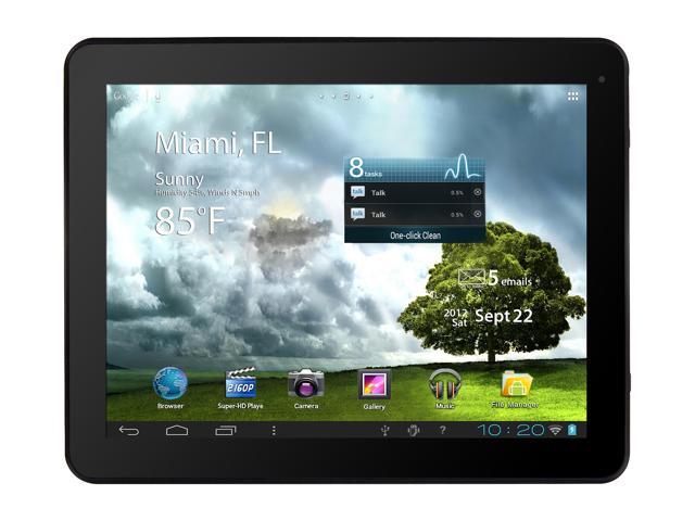 Mach Speed Trio Stealth Pro 9.7C 4.0 1GB DDR3 Memory 9.7" 800 x 480 Tablet PC Android 4.0 (Ice Cream Sandwich) Black