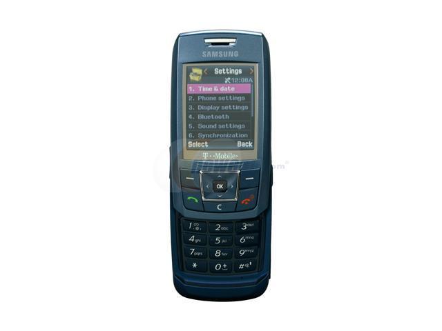 Samsung T429 Blue Unlocked GSM Slider Phone with Photo call
