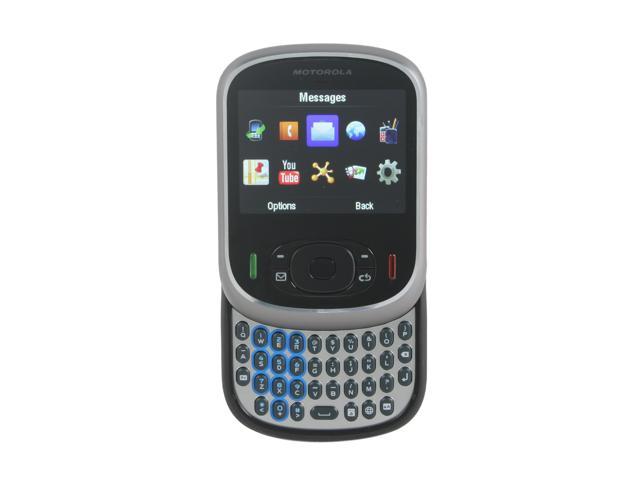 Motorola Karma QA1 Unlocked GSM Slider Phone with Full QWERTY Keyboard 2.5" Black/Gray 100 MB
