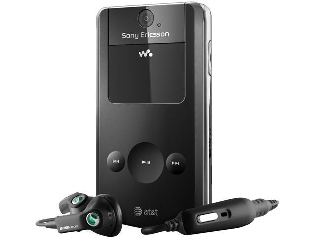 Sony Walkman W518a Unlocked GSM Flip Cell Phone 2.2" Black 100 MB