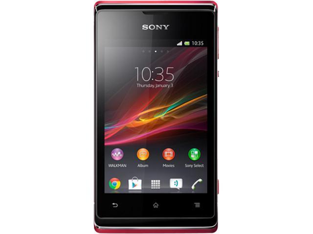 Sony Xperia E C1504 3G Unlocked Cell Phone 3.5" Pink 4GB 512MB RAM