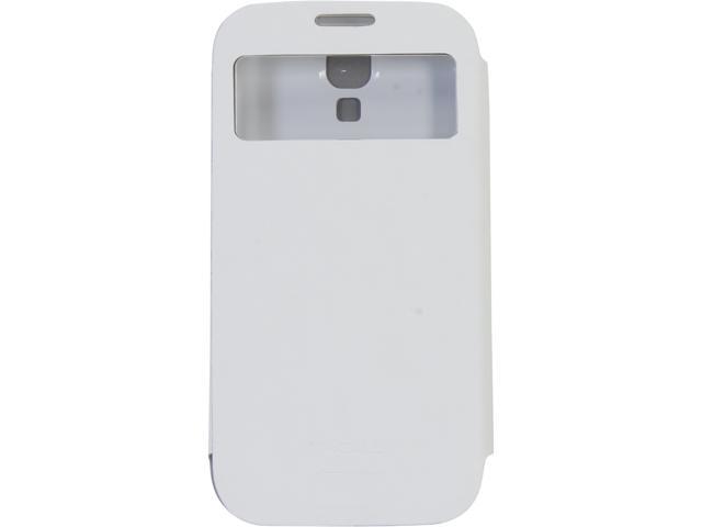 Macally White Protective Wallet Case for Galaxy S4 WALLETS4W