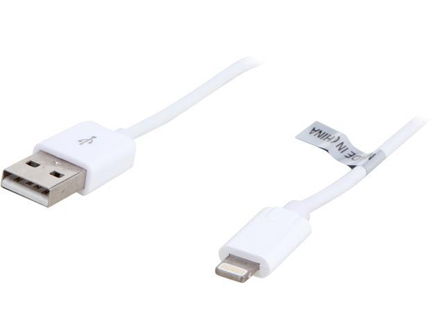 Nippon Labs USB-LI-3WH 3 ft. MFi Certified White Apple 8-pin Lightning Connector to USB 3ft Cable for Apple iPhone5, iPad4, iPad Mini, iPod Touch 5th Gen, iPod Nano 7th Gen - Charge and Sync Cable 3 f