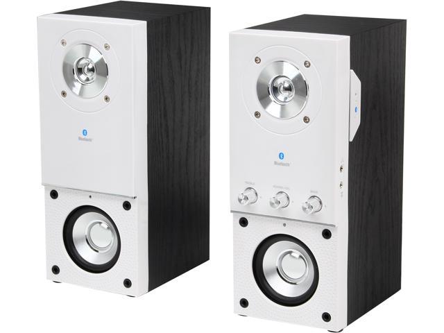 Eagle Arion ET-AR204B-WH 20W RMS 2.0 Bluetooth Speakers with Wall Mount Bracket