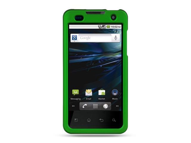 LG G2x/LG Optimus 2x Green Crystal Rubberized Case