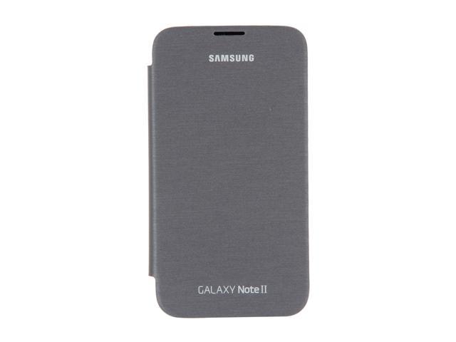 SAMSUNG Titanium Gray Flip Cover For Galaxy Note 2 EFC-1J9FSEGSTA