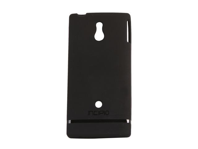Incipio NGP Black Semi-Rigid Soft Shell Case For Sony Xperia P SE-130