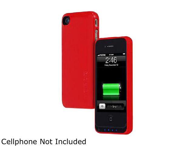 Incipio OffGrid Glossy Red 1450 mAh 1450mAh Backup Battery Case for iPhone 4/4S IPH-568