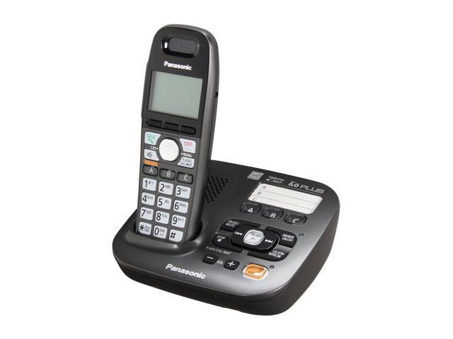 Panasonic KX-TG6591T 1.9 GHz Digital DECT 6.0 1X Handsets Expandable Digital Cordless Answering System Integrated Answering Machine