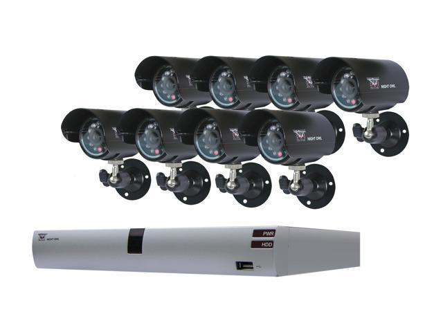 Night Owl O-885 8 Channel 8 Channel H.264 Smart DVR, 8 Day&Night Cameras, 500GB HDD, Surveillance DVR Kit