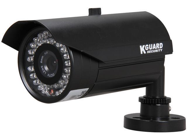 Kguard Anti-Cut Vandal Proof Camera, 540 TVL, 42 IR LED, 131ft IR Distance, 8mm Lens
