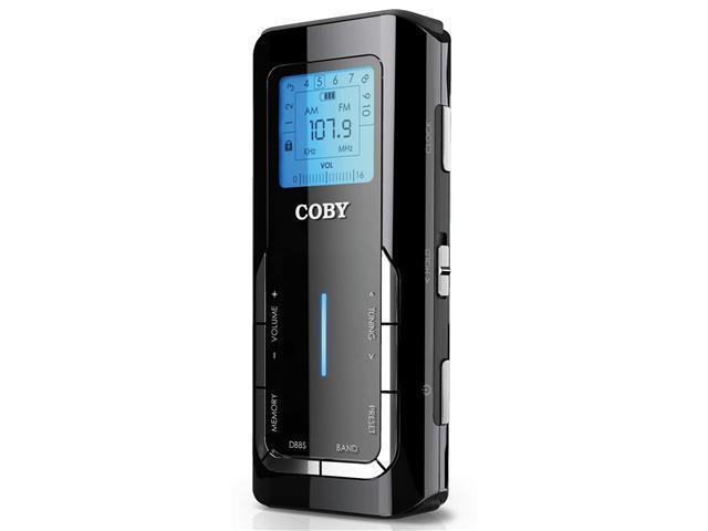 COBY CX-90BLK Digital Pocket AM/FM Radio