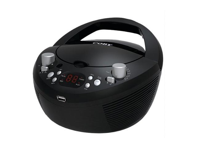 COBY Portable MP3/CD Stereo with AM/FM Radio and USB Port MPCD291
