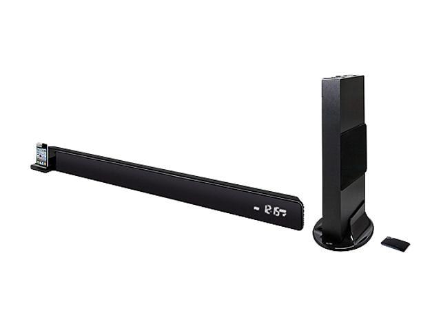 iLive ITPW891B 2.1 CH 37" Sound Bar and Wireless Subwoofer for iPod and iPhone System