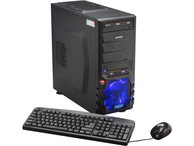 Avatar Desktop PC Gaming FX6377 AMD FX-Series FX-6300 8GB DDR3 1TB HDD AMD Radeon HD 7790 / 1GB DDR5 Windows 8 64-bit