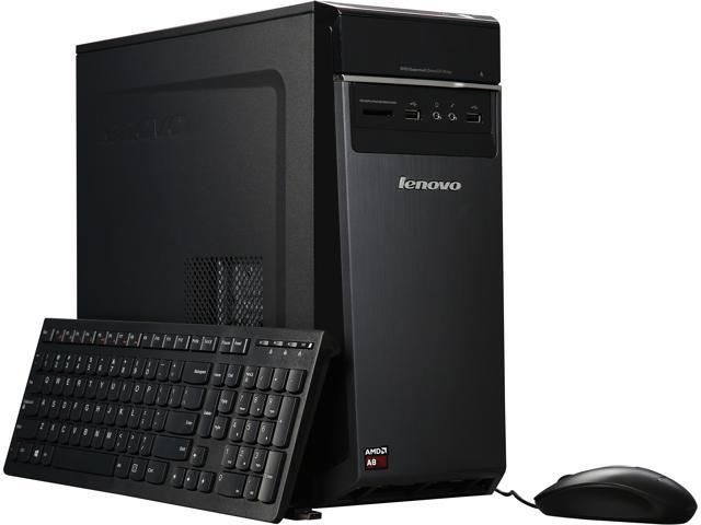 Lenovo Desktop Computer H50-55 AMD A8-8650 8GB DDR3 1TB HDD AMD Radeon R7 Windows 10 Home