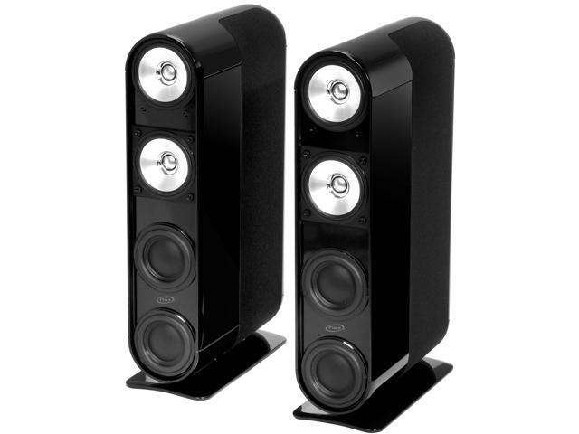 KEF FiveTwo Series MDL7 SAT BLK 5 CH Speaker System, Black Pair