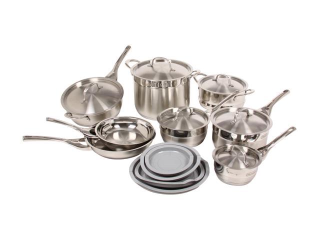 DeLonghi CS-14GE 14 Pc. Cookware Set Silver