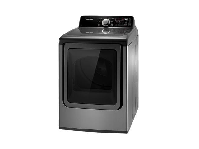 SAMSUNG DV456EWHDSU Stainless Platinum 7.3 cu. ft. Electric King-size Capacity Top Load Dryer