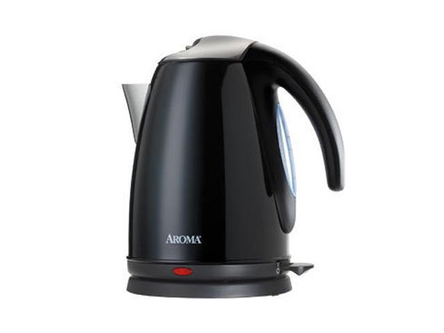 AROMA AWK-270B Black 7-Cup Electric Water Kettle