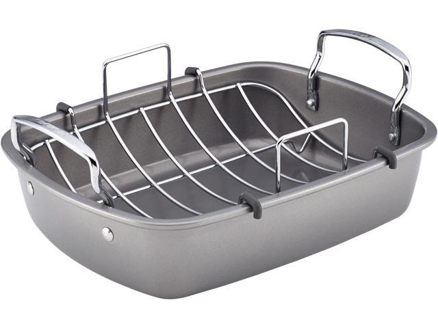 Circulon 56539 Nonstick Bakeware 17-Inch by 13-Inch Roaster with U-Rack